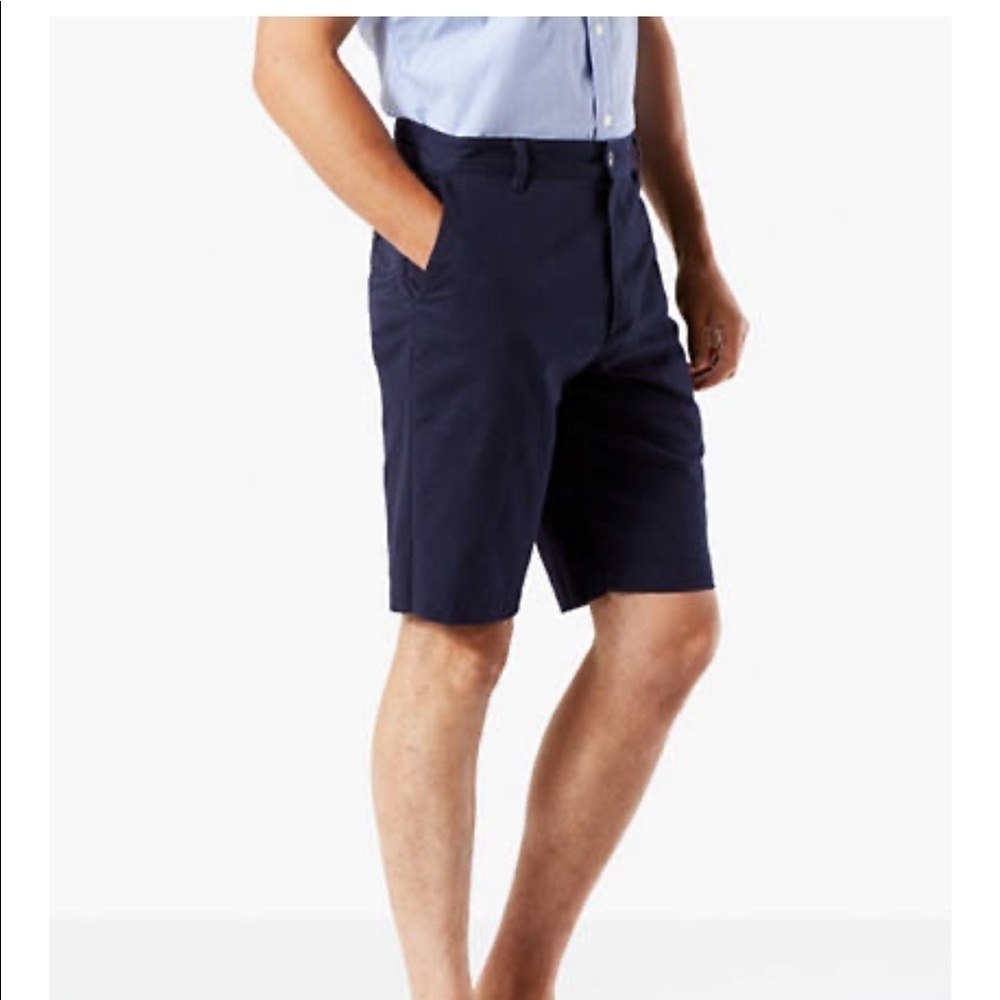 New Dockers Perfect Short Big & Tall Men’s 60 blue - Picture 2 of 8